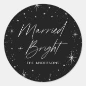 ブライト結婚した・ブラック・ホリデー ラウンドシール (正面)
