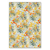 ブライト結婚フローラ テーブルナンバー (裏面)