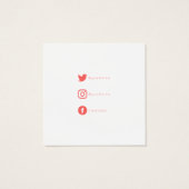 ブライト絵を描ス・スプラッシュ、四角いブレスレット表示カード (裏面)