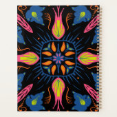 ブライト花模様先生スクールホームスクール プランナー手帳 (裏面)