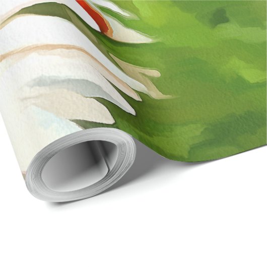 ブライト芸術的ホワカラフルイトガーデンデイジーv4b ラッピングペーパー (ロールコーナー)