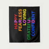 ブライト誇りを持ったブラックスモールタペストリー タペストリー (正面)