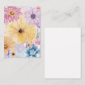 ブライト開花フローラカード ノートカード (正面/裏面)