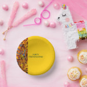 ブライト離れ金ゴールド感謝祭の友情 ペーパーボウル (パーティー)