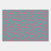 ブライト&おもしろいトレンディーモダンローチネスモンスター ラッピングペーパーシート (正面2)