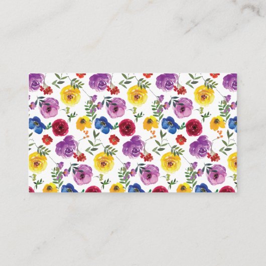 ブライト&はっきりしたフローラおむつラッフル エンクロージャーカード (裏面)