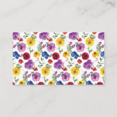 ブライト&はっきりしたフローラベビー エンクロージャーカード (裏面)