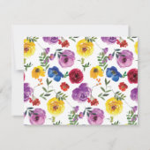 ブライト&はっきりしたフローラ悔やみや弔慰葬儀 サンキューカード (裏面)