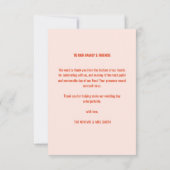 ブライト&カラフルレトロ結婚の写真 サンキューカード (裏面)