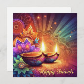 ブライト&ハッカラフルトディワリフェスティバルオブライト シーズンカード (正面/裏面)