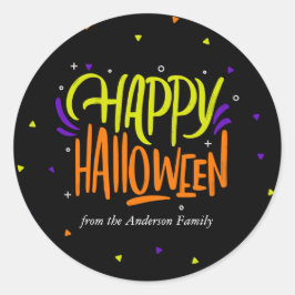 ブライト&フェスティバルハロウィーン ラウンドシール