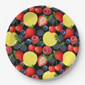 ブライト&フルーツはっきりした紙 ペーパープレート (正面)