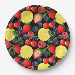 ブライト&フルーツはっきりした紙 ペーパープレート