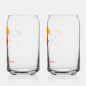 ブライト・ポピー結婚の贈り物 ガラス缶 (左)