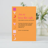 ブライト ミツヴァー Bar Bat Mitzvah 受付カード 招待状 (スタンド正面)