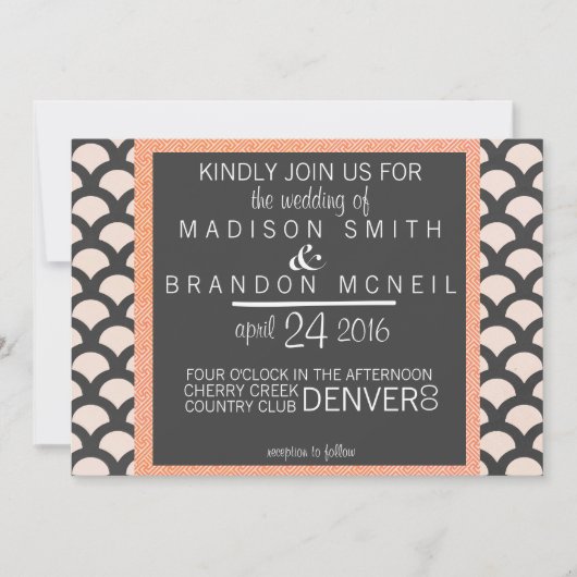 ブライトNビューティフル結婚式招待状 招待状 (正面)