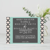 ブライトNビューティフル結婚式招待状 招待状 (スタンド正面)