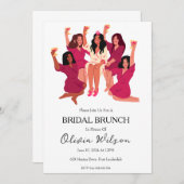 ブライドとブランチブライダルブランチ招待状 招待状 (正面/裏面)