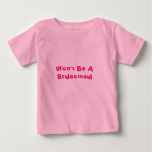 ブライドのメイドピンクツツベビーボディスーツでない ベビーTシャツ