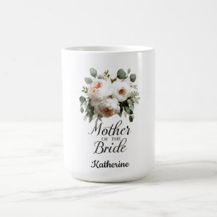 ブライドの母 フローラル エレガント ウェディング デザイン コーヒーマグカップ