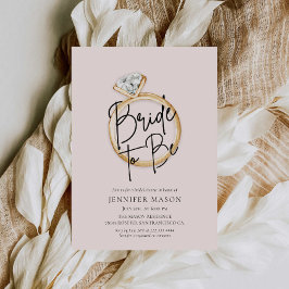 ブライドへモダンブライダルシャワー 招待状