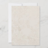 ブライドインガウンブライダルシャワー 招待状 (裏面)