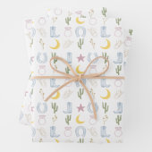 ブライド'エム女性のカーボーイサウ結婚ムズ ラッピングペーパーシート (インサイチュ)