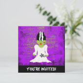 ブライドオブフランケンシュタインハロウィーン招待状 招待状 (スタンド正面)