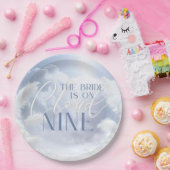 ブライドオンクラウドナイン9ホワイトパンパブライダルシャワー ペーパープレート (パーティー)