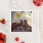 ブライドオンレッドトラクターカントリーファームブライダルシャワー スタンダードカクテルナプキン (インサイチュ)