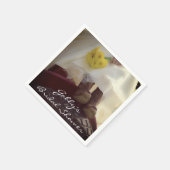 ブライドオンレッドトラクターカントリーファームブライダルシャワー スタンダードカクテルナプキン (角)