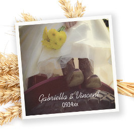 ブライドオンレッドトラクターカントリーファーム結婚ズ スタンダードカクテルナプキン