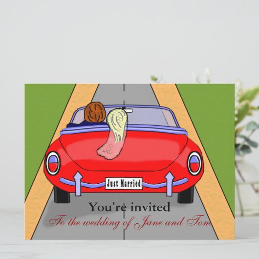 ブライドカー 招待状 (スタンド正面)