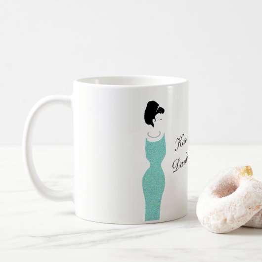 ブライドグラム&ダきらきら光るーリン婚約ブライダルパーティ コーヒーマグカップ (ドーナツ)