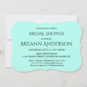 ブライドコミントグリーンが私の花嫁付き添いブライダルパーティ 招待状 (裏面)