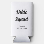 ブライドスクワッド ブライダルシャワー バチェロレッテパーティー 名前 スリム缶クーラー (裏面)