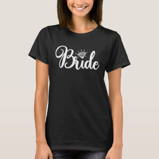 ブライドダイアモンド結婚バチェロレッテブライダルシャワー Tシャツ