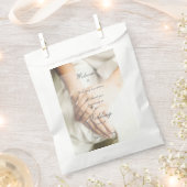 ブライドダイヤモンドリングや輪結婚ズ フェイバーバッグ (クリップ留めされた状態)