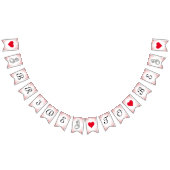 ブライドトゥバラ金ゴールドグリッターブライダルシャワー バンティングフラッグ (全)