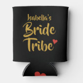 ブライドトライブ赤いハートブライダルシャワー 缶クーラー (正面)