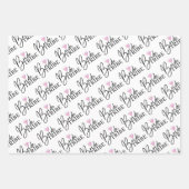 ブライドトライブ ラッピングペーパー フラットシートセット 3枚 ラッピングペーパーシート (正面2)