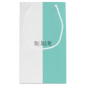 ブライドフォーエバーユー&ミースイートブライダルシャワーパーティー スモールペーパーバッグ (裏面)