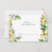 ブライドブライダルシャワーアドバイス 招待状 (正面)