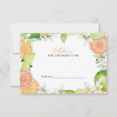 ブライドブライダルシャワーアドバイス 招待状 (正面)