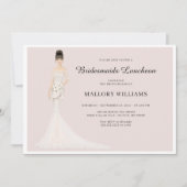 ブライドメイズルンチョンファッションブライド招待状 招待状 (正面)