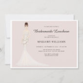 ブライドメイズルンチョンファッションブライド招待状 招待状 (正面)