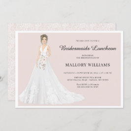 ブライドメイズルンチョンブライダルガウン招待状 招待状