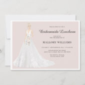 ブライドメイズルンチョンブライダルガウン招待状 招待状 (正面)