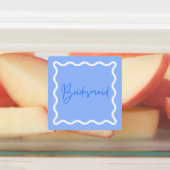 ブライドメイドとメイド・オブ・オーナー（花嫁付き添い人）ブルー ラベル (貼付)