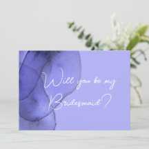 ブライドメイドの提案はブルーバイオレットラベンダー
